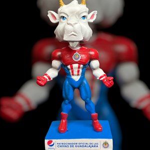 CHIVAS FIGHTER Bobblehead Pepsi Soccer Football Chivas De Guadalajara NEW!
